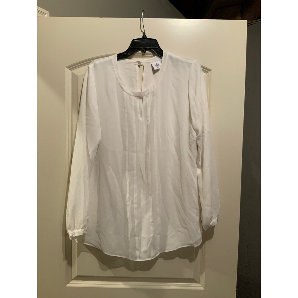CAbi Style 3150 Entice Long Sleeve Blouse Size Medium